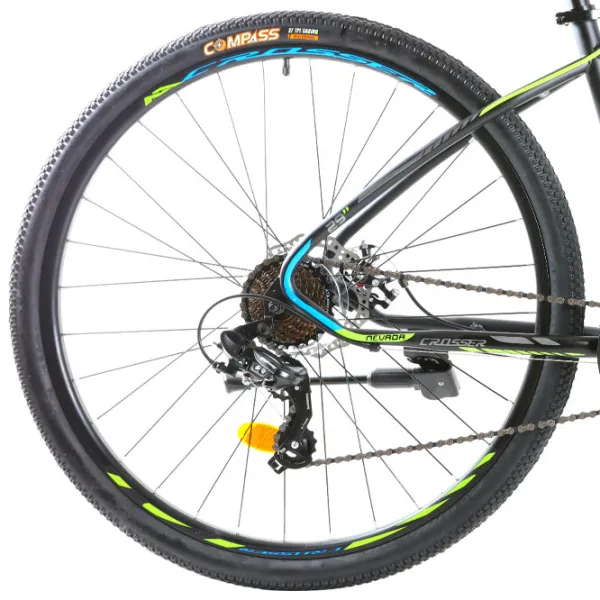 Bicicletă Crosser Nevada 29" 19" Oțel/ Black Green photo 4 Bicicletă Crosser Nevada 29" 19" Oțel/ Black Green photo 4
