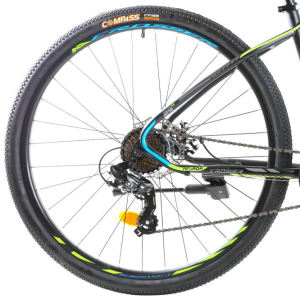 Bicicletă Crosser Nevada 29" 19" Oțel/ Black Green photo 4 Bicicletă Crosser Nevada 29" 19" Oțel/ Black Green photo 4