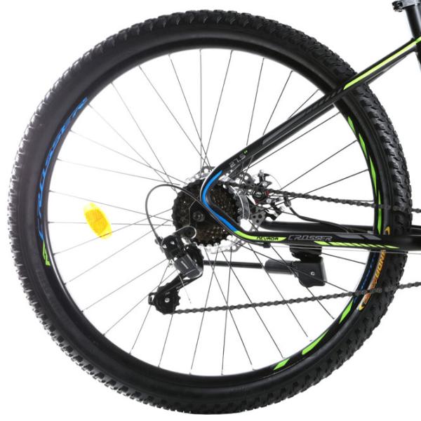 Bicicletă Crosser Nevada 27.5" 17" Oțel/ Black Green photo 4