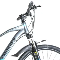 Велосипед Crosser Gemini 29" 19" Сталь/ Серый Синий photo 2