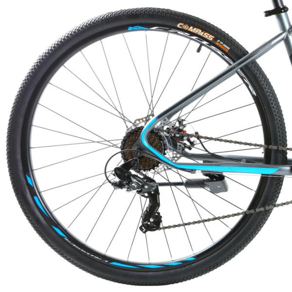 Bicicletă Crosser Gemini 29" 19" Oțel/ Gray Blue photo 4 Bicicletă Crosser Gemini 29" 19" Oțel/ Gray Blue photo 4