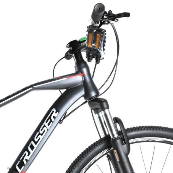 Велосипед Crosser Gemini 29" 19" Сталь/ Серый Красный photo 2
