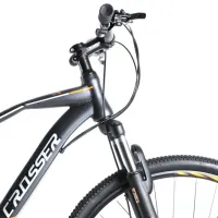 Велосипед Crosser Gemini 29" 19" Сталь/ Черный Оранжевый photo 2