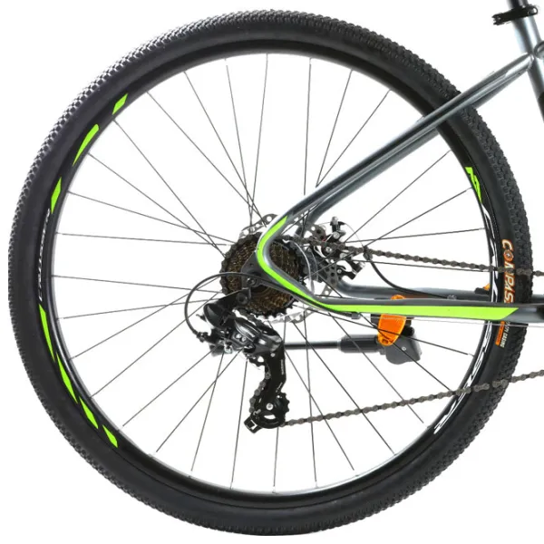 Bicicletă Crosser Gemini 27.5" 17" Oțel/ Gray Green photo 4