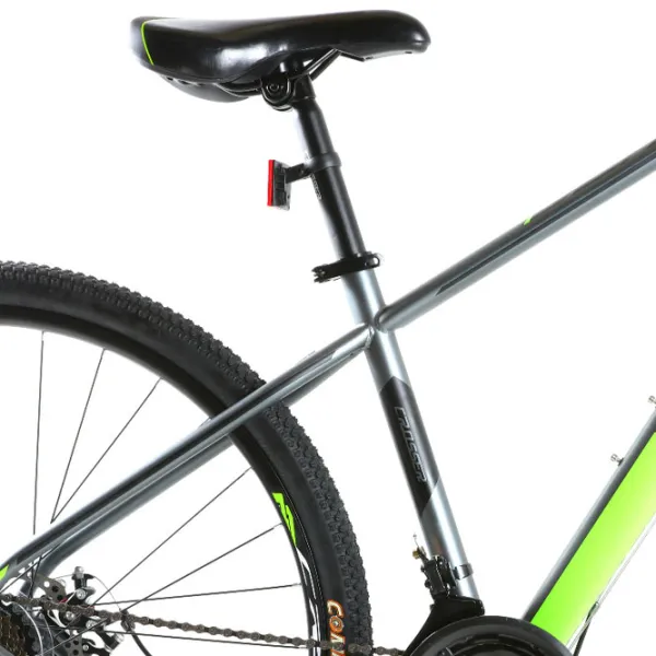 Bicicletă Crosser Gemini 27.5" 17" Oțel/ Gray Green photo 5