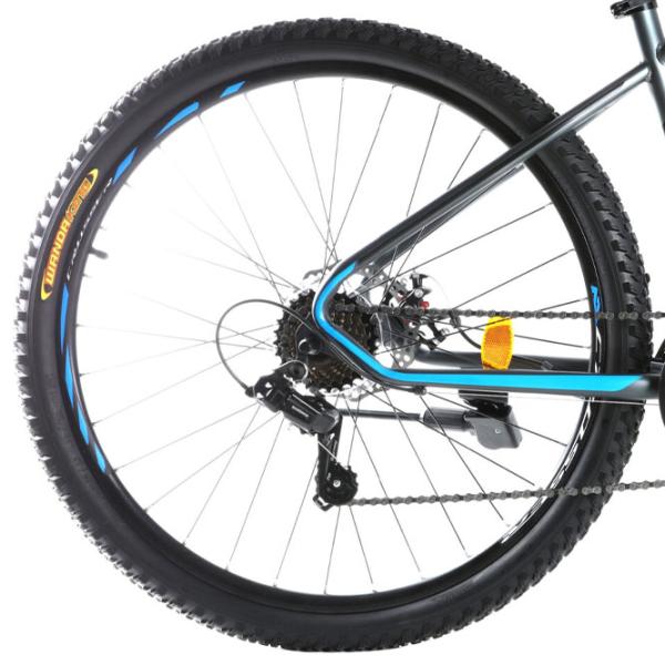 Bicicletă Crosser Gemini 27.5" 17" Oțel/ Gray Blue photo 4