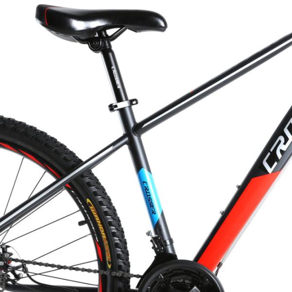 Bicicletă Crosser Gemini 27.5" 17" Oțel/ Black Red photo 5 Bicicletă Crosser Gemini 27.5" 17" Oțel/ Black Red photo 5