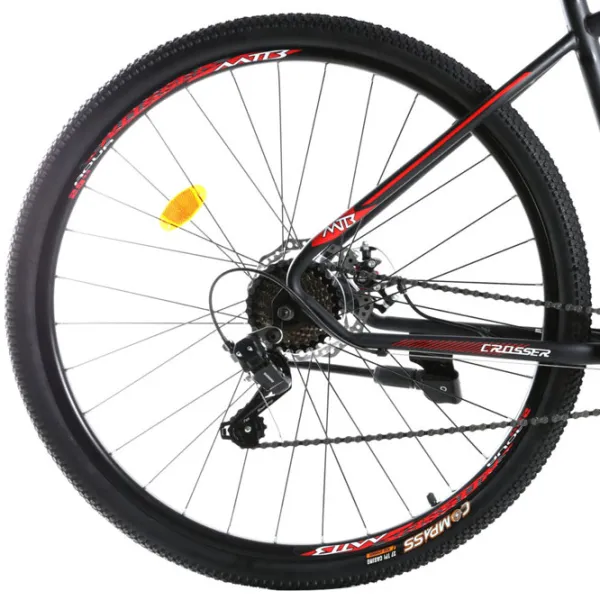 Велосипед Crosser Aqua 29" 19" Сталь/ Черный Красный photo 4
