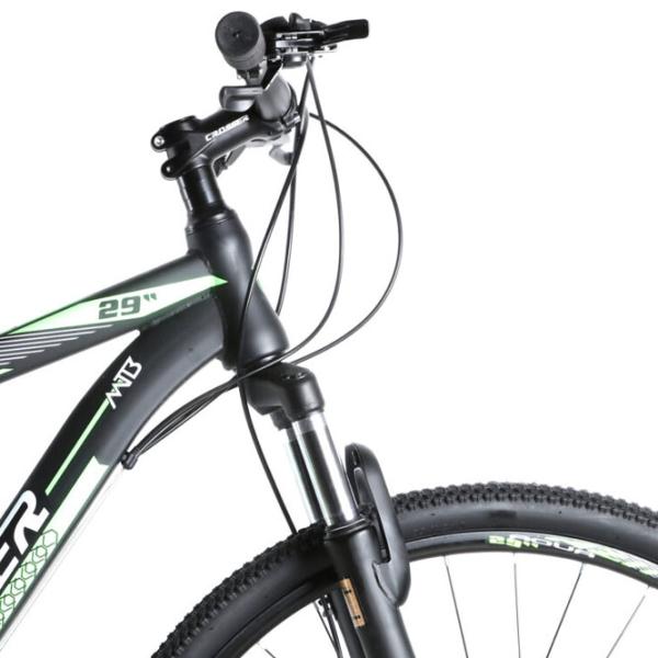 Bicicletă Crosser Aqua 29" 19" Oțel/ Black Green photo 2 Bicicletă Crosser Aqua 29" 19" Oțel/ Black Green photo 2