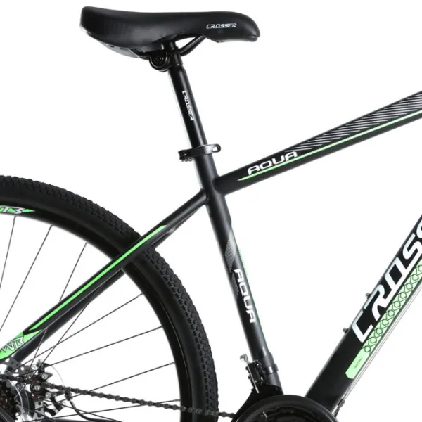 Bicicletă Crosser Aqua 29" 19" Oțel/ Black Green photo 5 Bicicletă Crosser Aqua 29" 19" Oțel/ Black Green photo 5