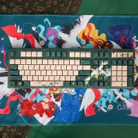 Covoraș pentru mouse Varmilo Crane Desk Mat XL Green Multicolor photo 5