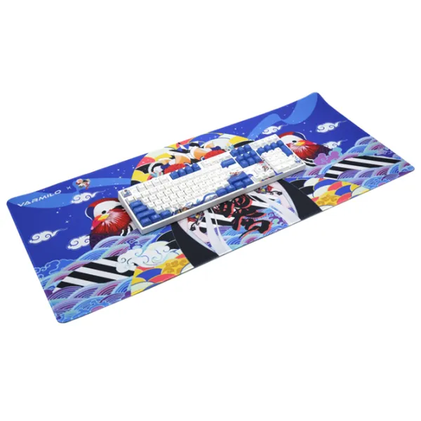 Covoraș pentru mouse Varmilo Lovebirds Blue Desk Mat XL Blue Multicolor photo 2