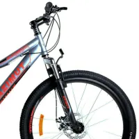 Bicicletă Azimut Blackmount 26" 19" Oțel/ Gray Red photo 2