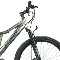 Велосипед Azimut Blackmount 26" 19" Сталь/ Серый Синий photo 2