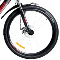 Bicicletă Azimut Blackmount 26" 19" Oțel/ Black Red photo 3