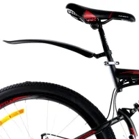 Bicicletă Azimut Blackmount 26" 19" Oțel/ Black Red photo 5