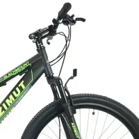 Велосипед Azimut Blackmount 26" 19" Сталь/ Черный Зелёный photo 2