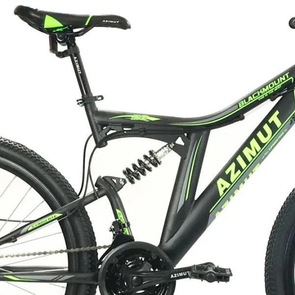 Bicicletă Azimut Blackmount 26" 19" Oțel/ Black Green photo 5 Bicicletă Azimut Blackmount 26" 19" Oțel/ Black Green photo 5