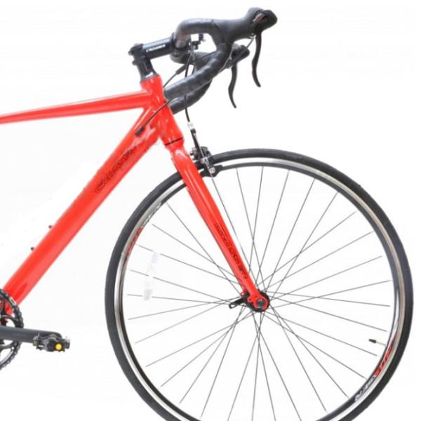 Bicicletă Crosser Road 700C 28" 20" Aluminiu/ Red Black photo 3