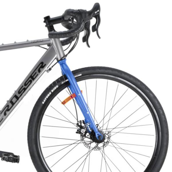 Bicicletă Crosser NORD 700C 28" 21" Aluminiu/ Gray Blue photo 2