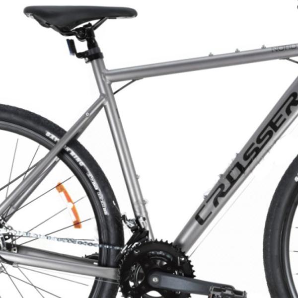 Bicicletă Crosser NORD 700C 28" 21" Aluminiu/ Gray Blue photo 5