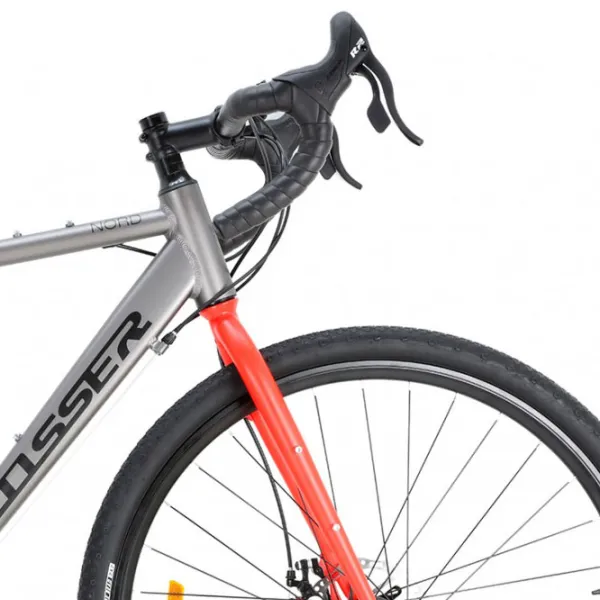 Bicicletă Crosser NORD 700C 28" 21" Aluminiu/ Gray Red photo 2