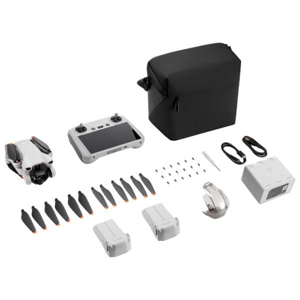 Dronă DJI Mini 3 Fly More Combo+DJI RC-N1 Personal / Light Gray photo 6