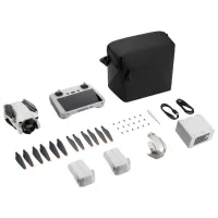 Dronă DJI Mini 3 Fly More Combo+DJI RC-N1 Personal / Light Gray photo 6