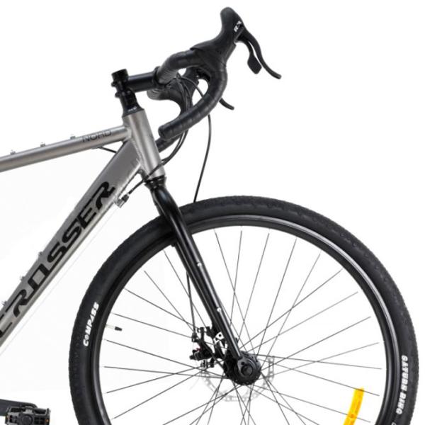 Bicicletă Crosser NORD 700C 28" 21" Aluminiu/ Gray Black photo 2