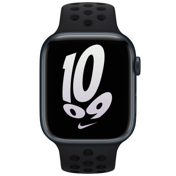 Ремень Apple Watch Watch Nike Sport Фторэластомер/ 42, 44, 45 мм/ Черный Anthracite photo 2 Ремень Apple Watch Watch Nike Sport Фторэластомер/ 42, 44, 45 мм/ Черный Anthracite photo 2