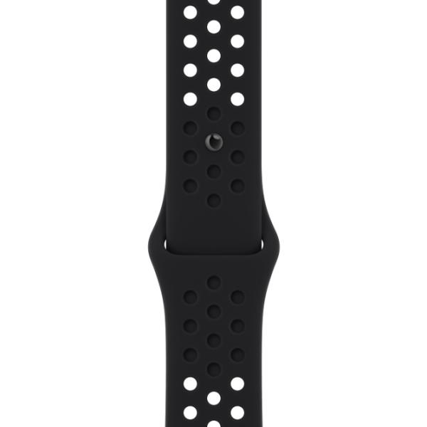 Ремень Apple Watch Watch Nike Sport Фторэластомер/ 42, 44, 45 мм/ Черный Anthracite photo 4 Ремень Apple Watch Watch Nike Sport Фторэластомер/ 42, 44, 45 мм/ Черный Anthracite photo 4