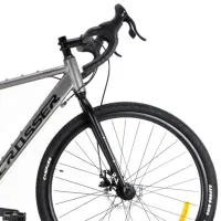 Bicicletă Crosser NORD 700C 28" 21" Aluminiu/ Gray Black photo 2