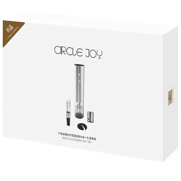 Set desfacător de vin Circle Joy CJ-TZ02  1.5 W / Gray photo 9