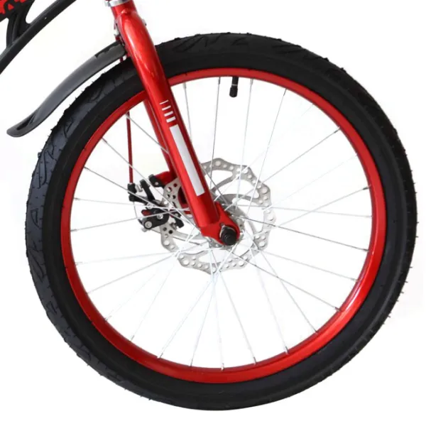 Bicicletă Crosser Space 20" Aliaj de magneziu/ Black Red photo 3