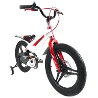 Велосипед Crosser Space 16" Магниевый сплав/ Белый Красный photo 4