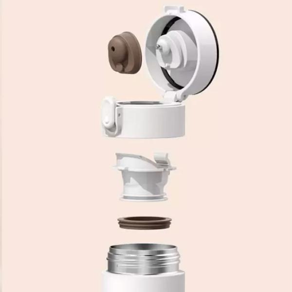 Термокружка Xiaomi Quange BW200 Белый 0.4л photo 5 Термокружка Xiaomi Quange BW200 Белый 0.4л photo 5