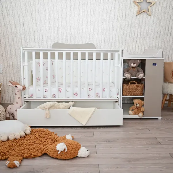 Pat pentru copii Lorelli BED Multi (10150570027A) 0 luni - 6 ani/ White photo 5