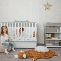 Детская кровать Lorelli BED Multi (10150570037A) 0 месяцев - 6 лет/ Белый photo 5
