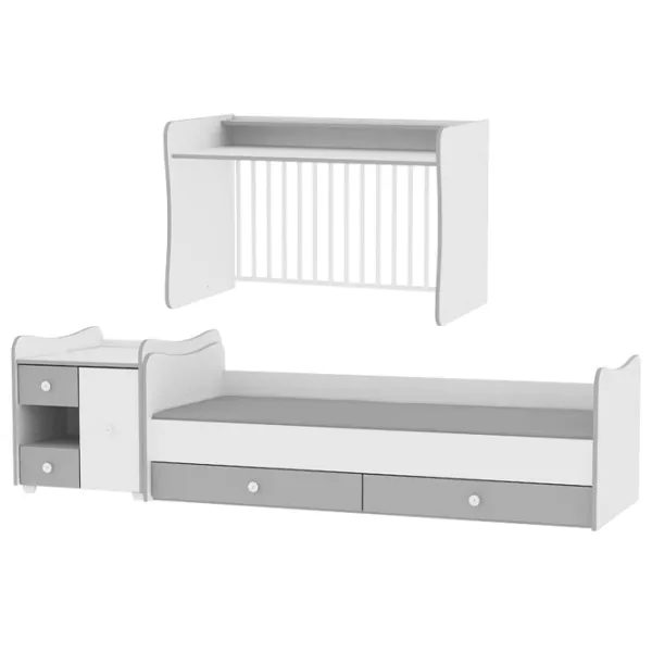 Pat pentru copii Lorelli BED MINI MAX NEW (10150500024А) 0 luni - 6 ani/ White photo 2 Pat pentru copii Lorelli BED MINI MAX NEW (10150500024А) 0 luni - 6 ani/ White photo 2