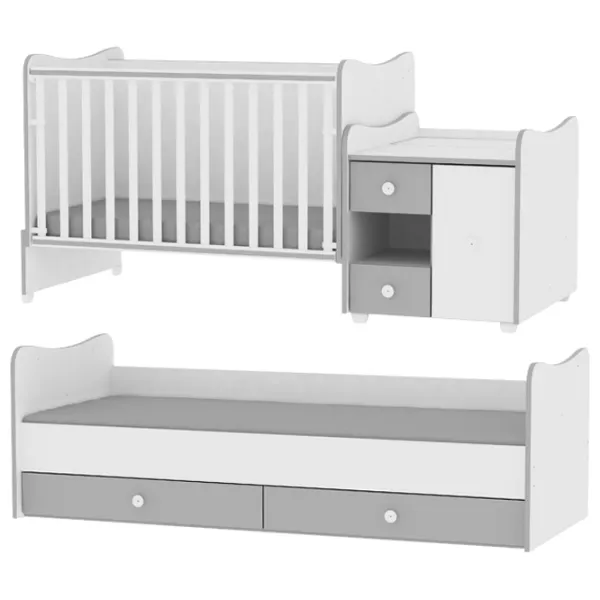 Pat pentru copii Lorelli BED MINI MAX NEW (10150500024А) 0 luni - 6 ani/ White photo 3 Pat pentru copii Lorelli BED MINI MAX NEW (10150500024А) 0 luni - 6 ani/ White photo 3