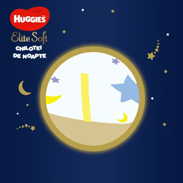 Подгузники для детей Huggies Elite Soft Overnights Pants Small 4 4 9 - 14 кг/ 19 шт. photo 2