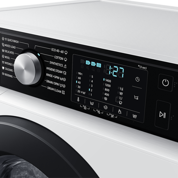 Mașină de spălat Samsung Bespoke WW11BBA046AELE 11 kg / 1400 rpm / White photo 7