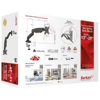 Suport pentru monitor Barkan M121P VESA 100 x 100 mm/ Black photo 4