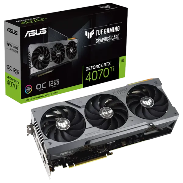 Видеокарта Asus GeForce RTX 4070 Ti TUF GAMING PCI Express x16 4.0 / 12 ГБ photo 9