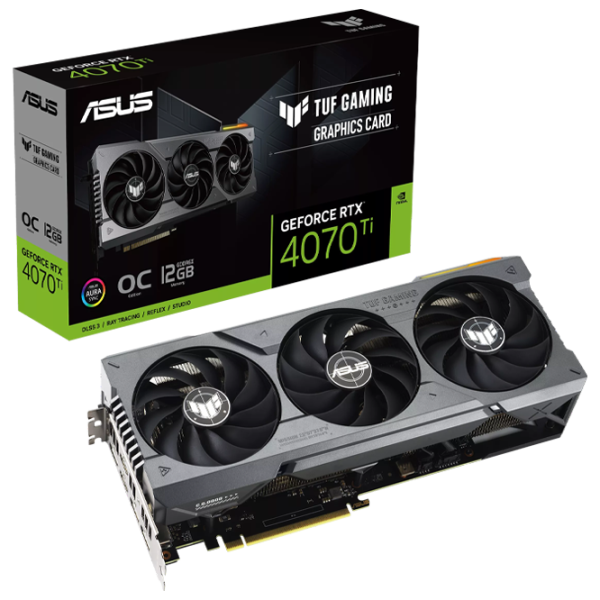Видеокарта Asus GeForce RTX 4070 Ti TUF GAMING PCI Express x16 4.0 / 12 ГБ photo 9