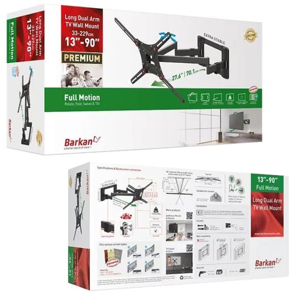Suport TV Barkan BM466XP VESA 600 x 400 mm photo 5