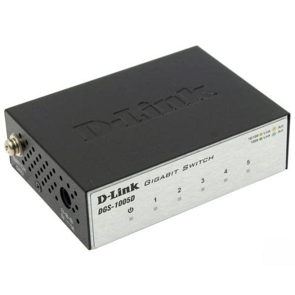 Switch D-Link DGS-1005D Black photo 2