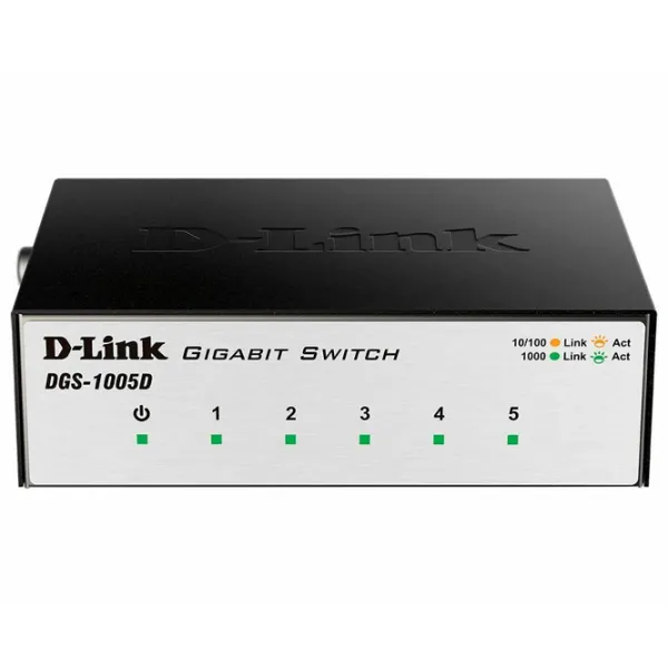 Switch D-Link DGS-1005D Black photo 3