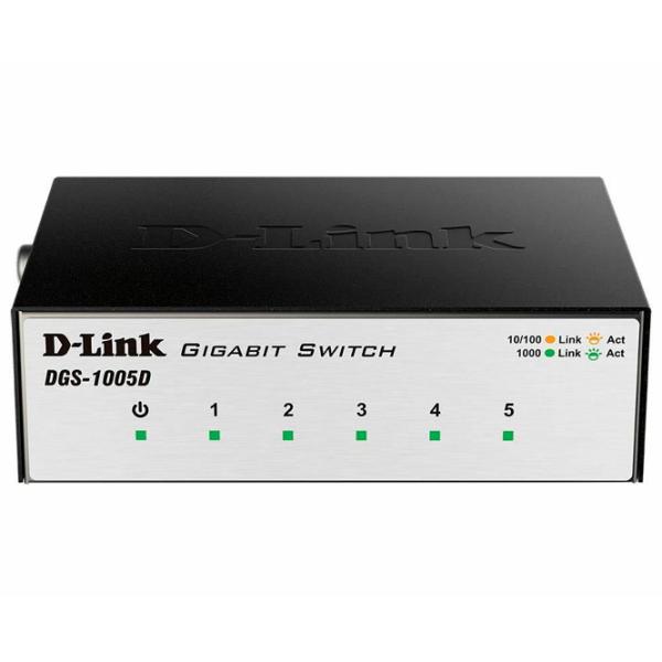 Switch D-Link DGS-1005D Black photo 3