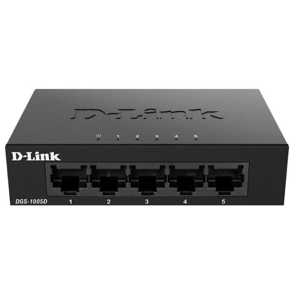 Switch D-Link DGS-1005D Black photo 4